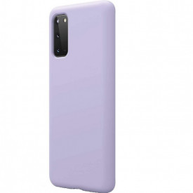 Husa protectie Samsung A02S, ultra slim, silicon Mov, cu interior de catifea, protectie camera