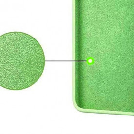 husa verde SAMSUNG A32 4G silicon si catifea planetphone