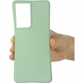 husa samsung s20 ultra verde silicon catifea 