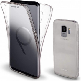husa fata spate samsung s9, silicon transparent