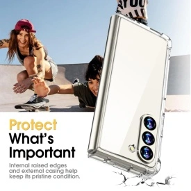 husa samsung z fold 5 antisoc cu colturi transparenta planetphone