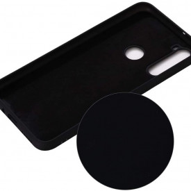 Husa Samsung Galaxy A21, ultra slim silicon si microfibra, Negru - Img 2