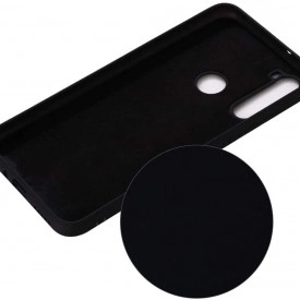 Husa Samsung Galaxy A21, ultra slim silicon si microfibra, Negru - Img 2