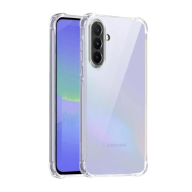 Husă Samsung Galaxy A36 transparentă slim – antisoc, colțuri întărite, protecție discretă