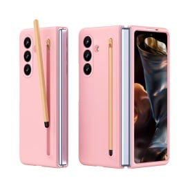 Husă Samsung Z Fold 7 Roz cu S Pen Inclus – Protecție Completă, Suport Stylus, Design Slim