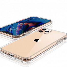 Husa slim transparenta Apple iPhone 11 Pro Max, antisoc, colturi intarite, silicon antialunecare - Img 5