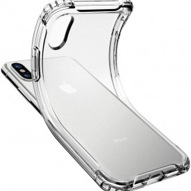 Husa slim transparenta Apple iPhone X Max, Xs Max antisoc, colturi intarite, silicon antialunecare - Img 2