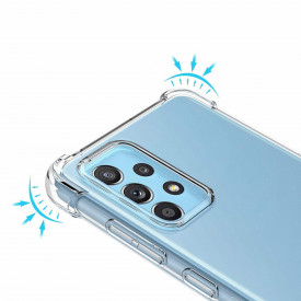 HUSA SILICON TRANSPARENT antisoc colturi SAMSUNG A72 PLANETPHONE 
