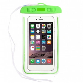 Husa Subacvatica, Waterproof, Snowproof, Impermeabila, pentru telefon sau documente, Universala, Verde