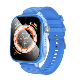 Ceas SmartWatch, pentru copii, Hoco (Y101 4G) - BT 5.0, Multifunction + telefon, NanoSIM, 680mAh, Multilanguage, BLUE