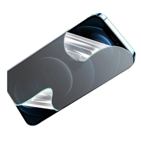 Folie de protectie ecran Mata din silicon compatibila cu iPhone XR, Anti Amprente, Perfect fit, TPU, acopera tot ecranul, transparenta - Img 3