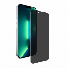 Folie protectie din sticla Privacy, iPhone 13 Pro, full cover, full glue, case friendly, Premium Quality