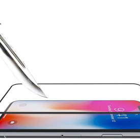 Folie din sticla securizata pentru iphone X, protectie completa a ecranului si claritate HD