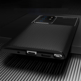husa carbon samsung note 20 ultra silicon negru planetphone 