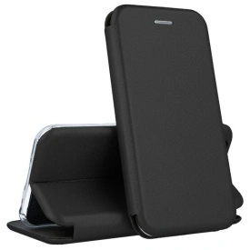 husa flip carte piele ecologica iphone 11 pro max negru planetphone