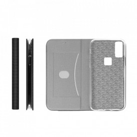 HUSA FLIP COVER PIELE ECOLOGICA SAMSUNG A21S PLANETPHONE NEGRU