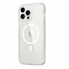 Husa iPhone 13 Pro, protectie transparenta, ultra slim, tip MagSafe