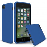 Husa iPhone 7, ultra slim silicon Albastru
