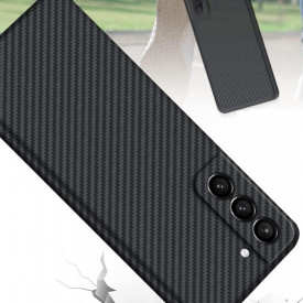 Husa protectie din Kevlar pentru Samsung Galaxy S21 plus, din Fibra de Carbon, isag