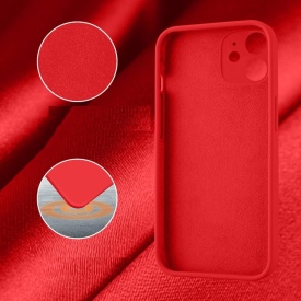Husa protectie pentru iPhone 11, slim, silicon Rosu cu interior din microfibra, protectie camera si Personalizare Unica cu Numele Maria - Img 4