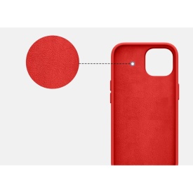 husa iphone 15 plus rosie si catifea planetphone