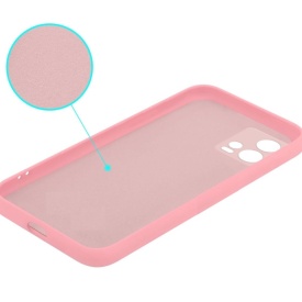Husa protectie pentru Motorola Moto G84, slim, silicon Roz cu interior din microfibra, protectie camera, protectie ecran - Img 5