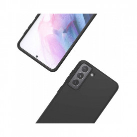 husa silicon samsung s22 plus negru cu catifea planetphone 