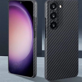 Husa protectie din Kevlar pentru Samsung Galaxy S23, din Fibra de Carbon, isag