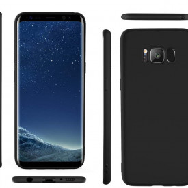 husa samsung s8 neagra de calitate