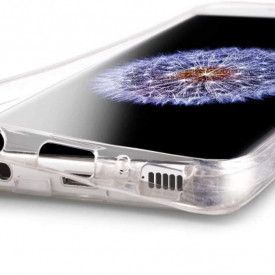 husa fata spate samsung s9, silicon transparent