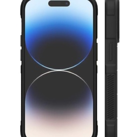 Husa protectie Wave style, compatibila cu iPhone 16 Pro Max, antisoc, silicon Negru, interior din microfibra, anti-alunecare, protectie camera, protectie ecran - Img 7