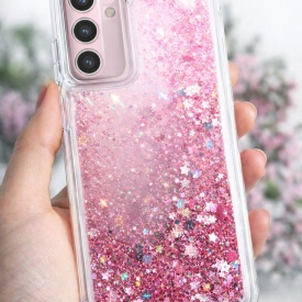 husa samsung a55 silicon lichid roz