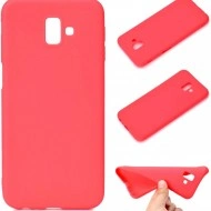 Husa Samsung Galaxy J6 Plus, ultra slim silicon Rosu