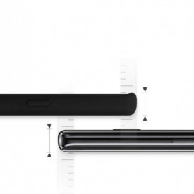 husa note 9 silicon catifea negru planetphone