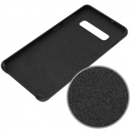 Husa Samsung Galaxy S10 silicon + microfibra Negru - Img 3