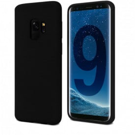 Husa Samsung Galaxy S9, ultra slim silicon si interior din microfibra, Negru - Img 3