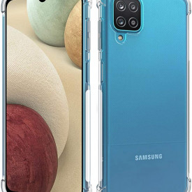 HUSA antisoc colturi SILICON TRANSPARENT SAMSUNG A12 PLANETPHONE 4