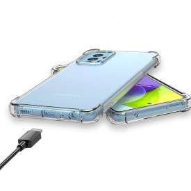 HUSA SILICON TRANSPARENT antisoc colturi SAMSUNG A72 PLANETPHONE 