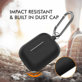 husa casti airpods pro negru planetphone
