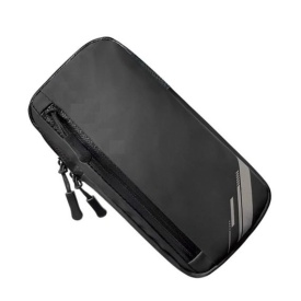 Husa telefon sport pentru fitness, alergat, sala, bicicleta, Arm Band, Universala, compatibila Samsung, iPhone, Huawei, Xiaomi, Oppo, impermeabila, BLACK - Img 2