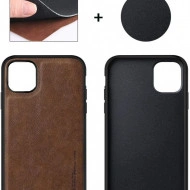 husa iphone 11 pro piele maro, husa luxury 2