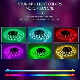 Banda iluminare LED, Kaku (KSC-1501) - RGB, 4m, cu telecomanda, 24 moduri, 30led/m, Waterproof IP65 - Img 2