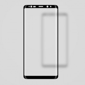 Folie protectie din sticla Samsung Galaxy Note 8, full cover, full glue, lipici pe tot ecranul, case friendly, 3D - Img 6