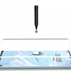 folie sticla huawei p30 pro cu gel uv si lampa planetphone