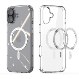 husa iphone 17 magsafe transparenta planetphone