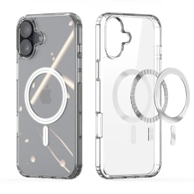 husa iphone 17 magsafe transparenta planetphone
