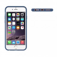 Husa iPhone 6/6s, ultra slim silicon Albastru - Img 2
