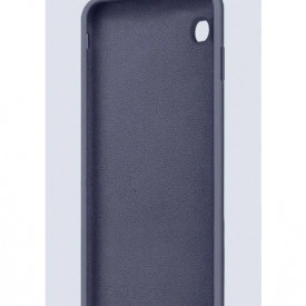 Husa iPhone 7 / iPhone 8, ultra slim silicon, interior din catifea, Bleumarin - Img 4