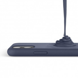 Husa protectie iPhone 11, ultra slim, silicon Bleumarin, interior din microfibra, protectie camera, protectie ecran - Img 3