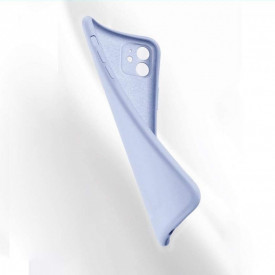 husa mov iphone 11 protectie camera silicon catifea